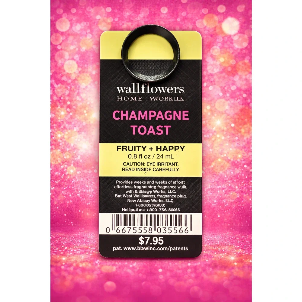 2 -Pack Bath and Body Works Champagne Toast Wallflowers Home Fragrance Refills
